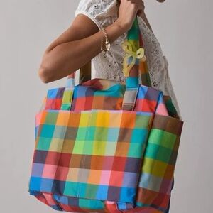 BAGGU x UO Small Cloud Carry-On Bag - MADRAS - Limited Edition